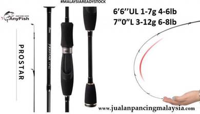Malaysia anyfish prostar ultralight spinning rod