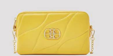 Bonia Pikachu Yellow Eleen Sling Bag