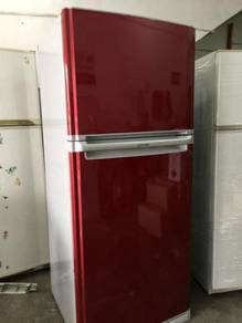 Red 2 Pintu Refrigerator Peti Ais Mitsubishi Sejuk