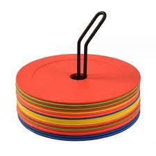 Soccer Flat Marker Disc Cone Training Set