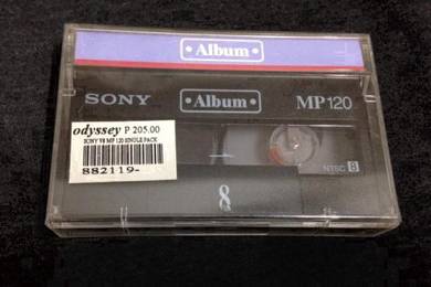 Vintage 8mm Video Cassette MP120 (Sealed)