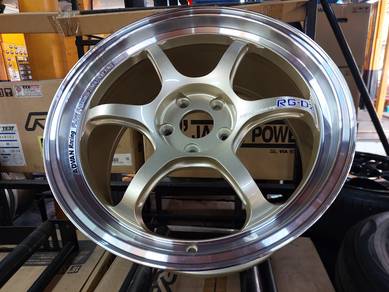 New rim 18 ADVAN RG-D2 GOLD CIVIC GOLF A250 X50