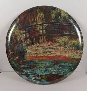Circular Decorative Oil Painting Plate 14
