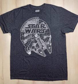 Star Wars Millennium Falcon Grey Tee #BR1 Used
