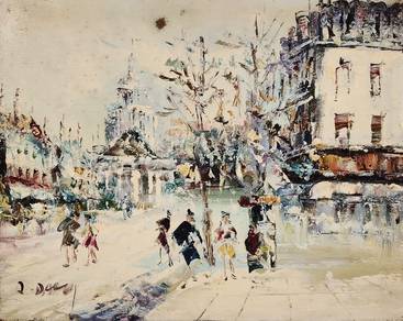Parisian Arc – Oil Painting V