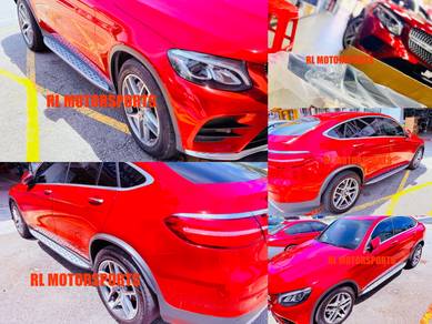 GLC X253 X254 side step running board bodykit lip