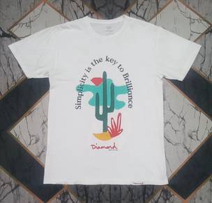 Diamond Supply white t shirt