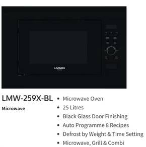 LIVINOX LMW-259X-BL Built-in Microwave Oven