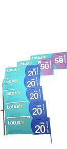 LOTUS shopping voucher