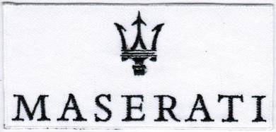 Maserati #2 Motor Company Automaker Car Patch