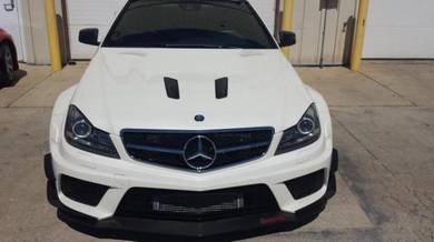 C class W204 C63 Black Series Hood Bonnet Bodykit