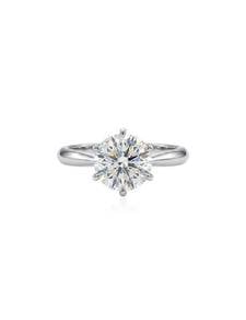 750 WHITE GOLD DIAMOND SOLITAIRE Ring (EC00192WGR)