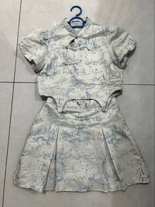 Cheongsam two piece set