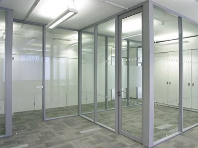 Partition Office Carpet @@ Glass Temper @@ Ceiling