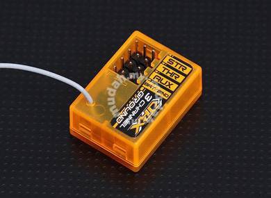OrangeRx GR300 DSM2 compatible 3Ch 2.4Ghz Ground R