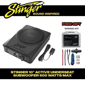 underseat subwoofer 10” new (stinger)
