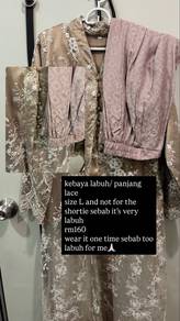 kebarung/ kebaya labuh lace