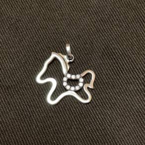 Silver Pony Pendant