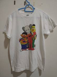 Kaws x uniqlo x sesame street t shirt for kids