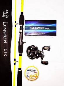 Seahawk surge combo lemoren solid carbon rod