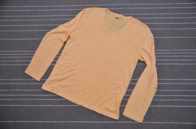 3 kain tee orange brand grn saiz m