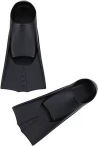 black swim fins for adults, Size EU 43-44