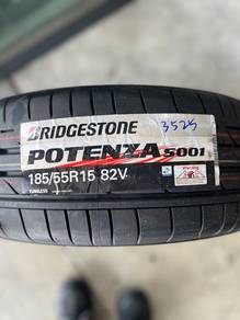 185 55 15 Bridgestone Potenza S001 Tayar Baru THAI