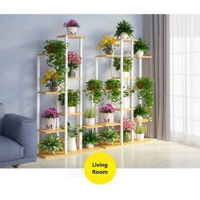 Plant Flower Pot Racks Planter Garden Rak Bunga