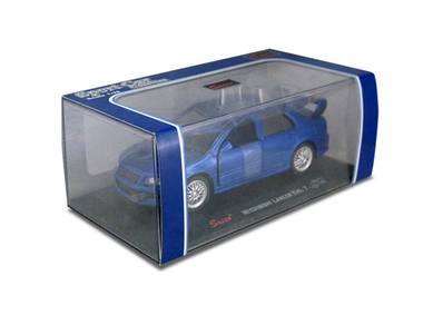Mitsubishi Lancer EVO 7 (1:32) Diecast Car Blue