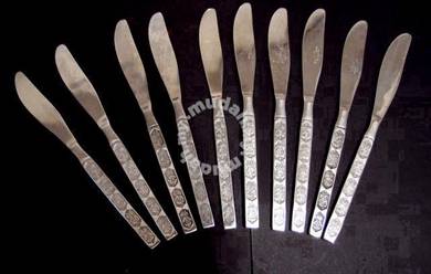 Lot of 10 Stainless Steel Cutlery (Korea)(New)