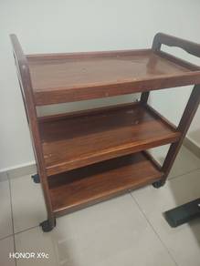 rak kayu 3 tingkat