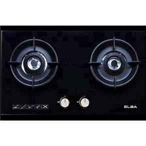 ELBA 5.0kW Glass Gas Hob EGHN8822GBK