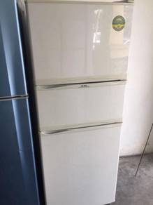 Elba 3 Doors Ais Refrigerator Peti Sejuk Fridge