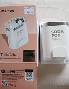 Momax 1°GO CLIP high-speed waist-clip mini fan