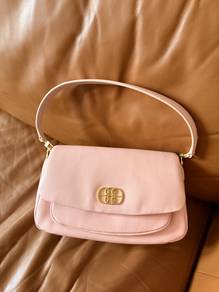 Bonia Estelle Shoulder Bag in Blush Pink