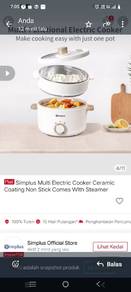 electric Coker with steamer
