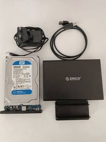 WD Blue 500GB Sata ORICO External 3.5 Case