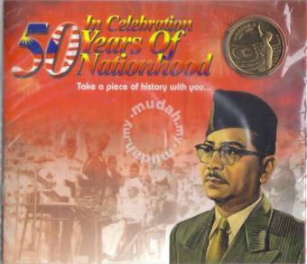 Malaysia Tunku Abd Rahman coin card combo set