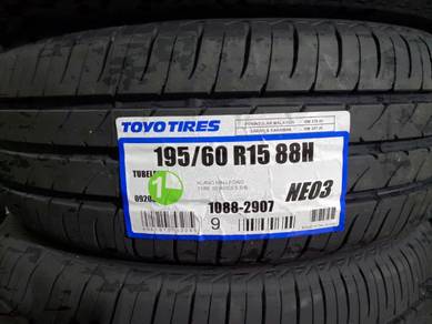 195/60/15 Toyo Nano Energy 3 Tyre 2026 Tayar