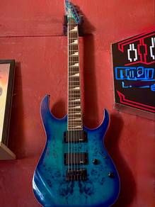 Guitar IBANEZ AQUA BURST & AMP LANEY LX15