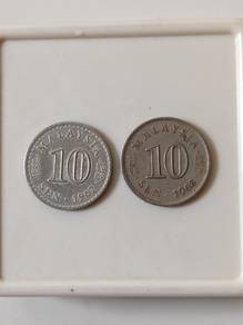 1967 68 10 sen parliament coin