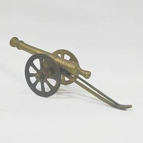 Vintage Solid Brass Cannon
