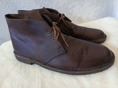 Clarks Desert Genuine Leather Midcut Shoes 10UK