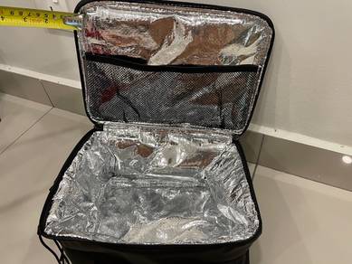Leather cooler bag