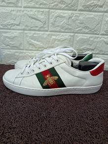 Uk7 Gucci Ace Bee Sneakers