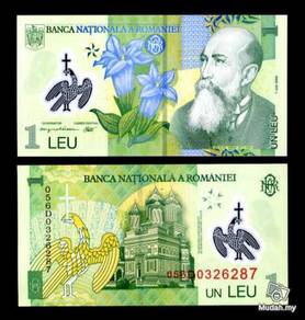 Romania 1 leu 2005 polymer p 117 unc