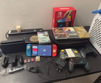 Nintendo Switch Console with games