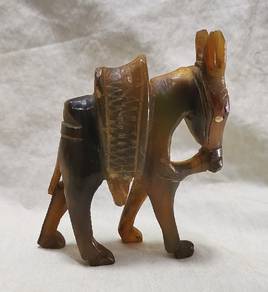 WOW! Finely carved Buffalo Vintage Donkey Horse