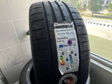 Tayar Baru 255 40 19 Gripmax SureGrip Pro Sport 20