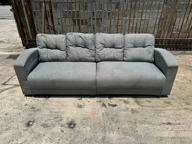 8ft Highback Deep Sofa 4 Seater Fabric